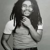 Bob Marley Monochrome Art Paint By Numbers