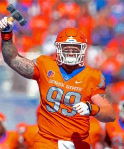 Boise State Broncos Football Paint By Numbers