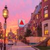 Boston Streets Beautiful View Paint By Numbers