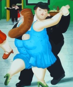 Botero Couple Dance Paint By Numbers