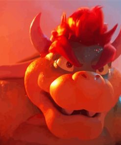 Super Mario Bowser Paint By Numbers
