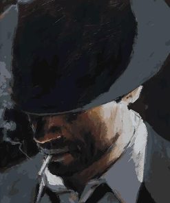 Man in Black Hat Paint By Numbers