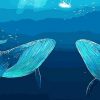 Big Whale Ocean Paint By Numbers