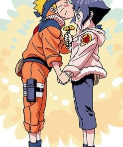 Naruto and Hinata Love Animation Paint By Numbers