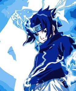Sasuke Anime Paint By Numbers