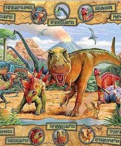 Dinosaur Animal Adventure Paint By Numbers