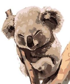Cute Koala Climbing Paint By Numbers