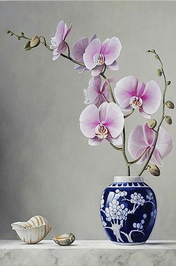 Beautiful Magnolia Blooms Paint By Numbers