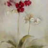 Red and White Flower Art Paint By Numbers