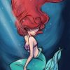 Sea Maid Cartoon Paint By Numbers