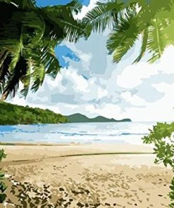 Island Landscape Nature Paint By Numbers