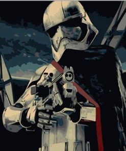Captain Phasma Movie Paint By Numbers