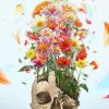 Skull and Flower Art Paint By Numbers