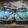 Antique Blue Car Paint By Numbers