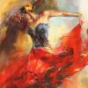 Spanish Woman Flamenco Paint By Numbers