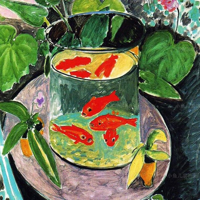 Vintage Goldfish Aesthetic Paint By Numbers