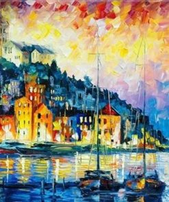 Monaco Cityscape Paint By Numbers