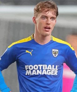 Bristol Rovers Footballer Paint By Numbers