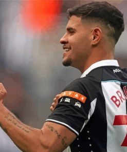 Bruno Guimaraes Brazilian Football Paint By Numbers