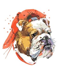 Stylish Dog Portrait Paint By Numbers