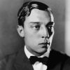 Buster Keaton Black White Celebrity Paint By Numbers