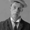 Buster Keaton Classic Black and White Paint By Numbers