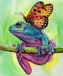 Butterfly and Frog Paint By Numbers