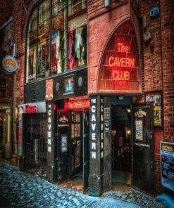 Classic Nightlife in Liverpool Paint By Numbers
