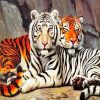 Tiger Couple Wildlife Paint By Numbers