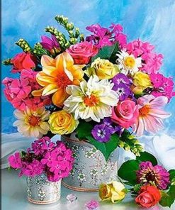 Colorful Bouquet Paint By Numbers
