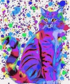 Colorful Cats Animals Paint By Numbers