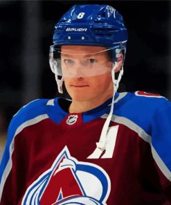 Cale Makar Hockey Paint By Numbers