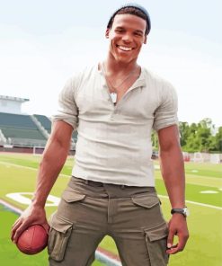 Cam Newton Football Star Paint By Numbers