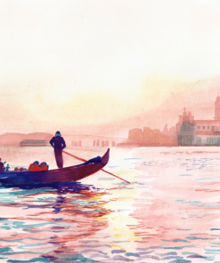 Venice Canals Scene Paint By Numbers