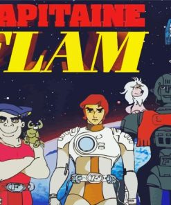 Capitaine Flam Anime Series Paint By Numbers