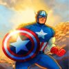 Marvel's Captain America Paint By Numbers
