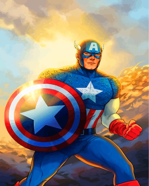 Final Marvel's Captain America artwork