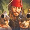 Captain Jack Sparrow Caribbean Paint By Numbers