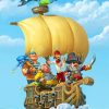 Cartoon Pirate Adventure Paint By Numbers