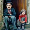 Vintage Charlie Chaplin Paint By Numbers