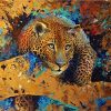 Leopard Wildlife Painting Paint By Numbers
