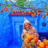 Chefchaouen Blue City Paint By Numbers