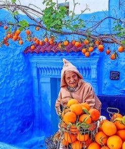 Chefchaouen Blue City Paint By Numbers