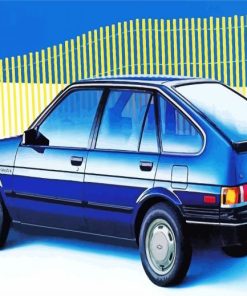 Chevrolet Nova Blue Cars Paint By Numbers