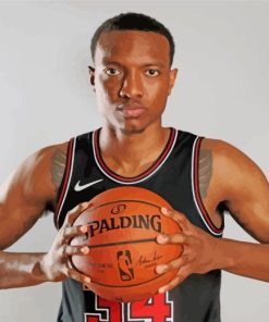 Chicago Bulls Basketball Paint By Numbers
