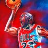 Chicago Bulls Legend Michael Jordan Paint By Numbers