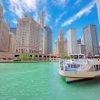 Beautiful Chicago Riverwalk Paint By Numbers