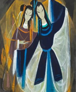 Chinese Dancing Ladies Paint By Numbers