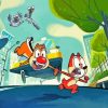 Fun Chip N Dale Cartoon Paint By Numbers