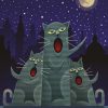 Choir Cats Animal Paint By Numbers